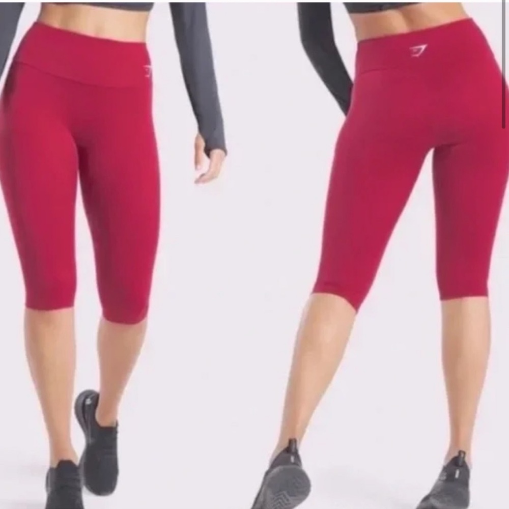 Gymshark | Training Crop Leggings Raspberry